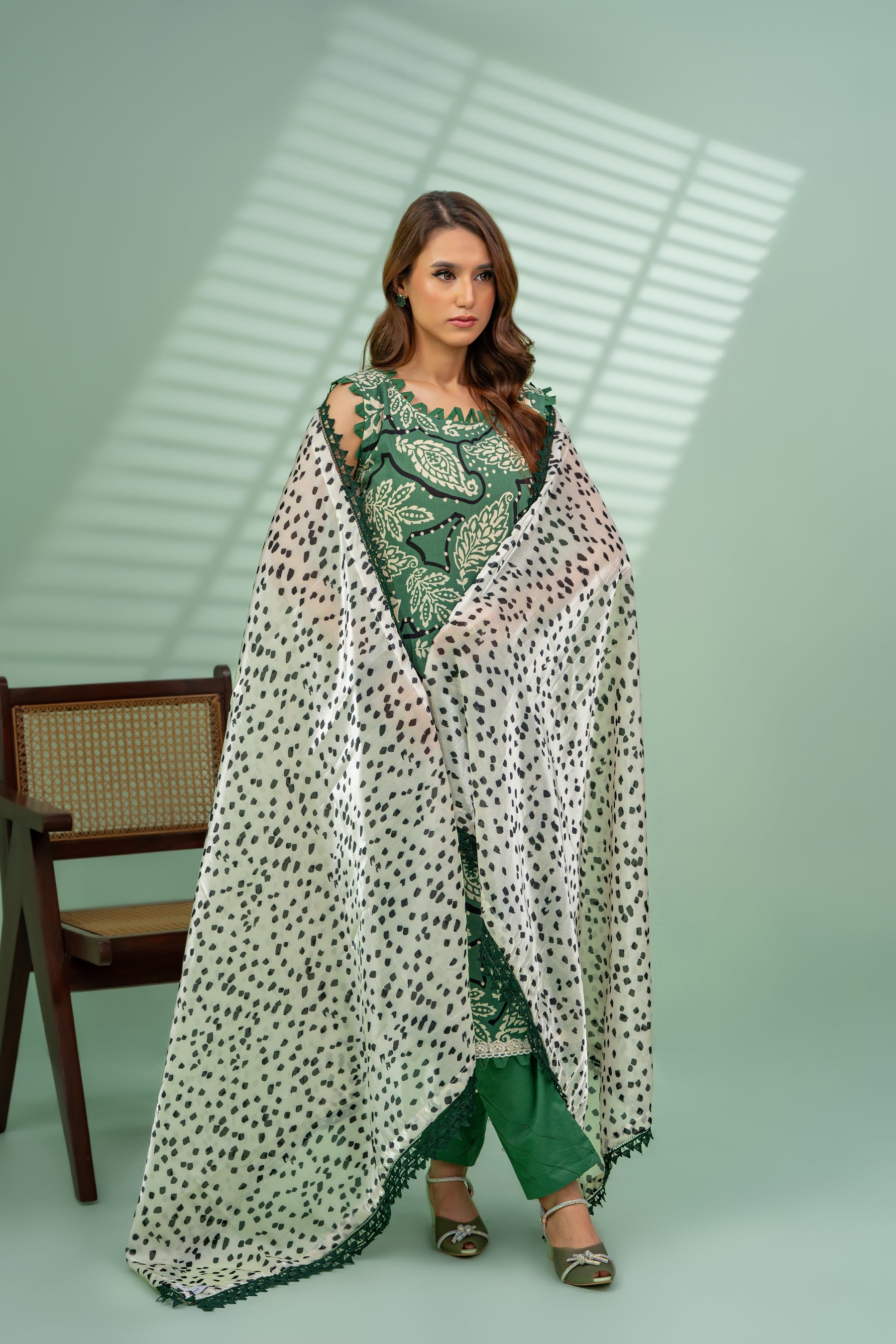 Jahan Ara - Verdant (3-Pcs Unstitched)