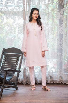 Jahan Ara - Carnation Pink (2Pcs-stitched)